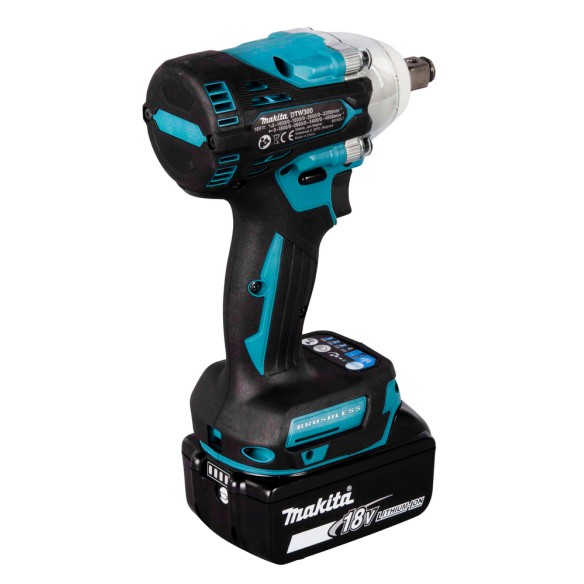 Clé à chocs 18V Makita DTW300RTJ - 330 Nm - Moteur sans balais - 4 vitesses électriques