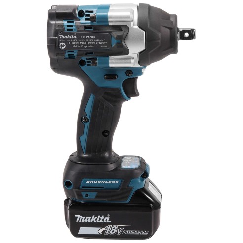 Clé à chocs 1/2" Makita DTW700RTJ - 700 Nm, 18V, moteur sans balais, 3 modes automatiques