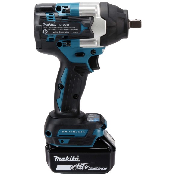 Clé à chocs Makita DTW701RTJ 18V - 700 Nm - Moteur sans balais - Lumière LED intégrée