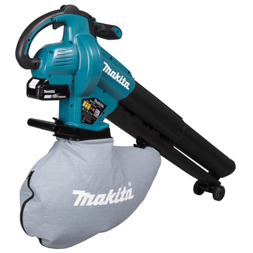 Souffleur Makita DUB187T001 18V - Vitesse variable 64 m/s, fonction aspirateur, batterie LXT®