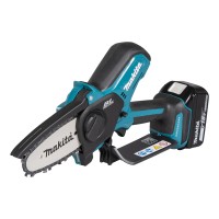 Scie d'élagage Makita DUC101SF 18V - Légère, guide de 10 cm, lubrification automatique, moteur sans balais