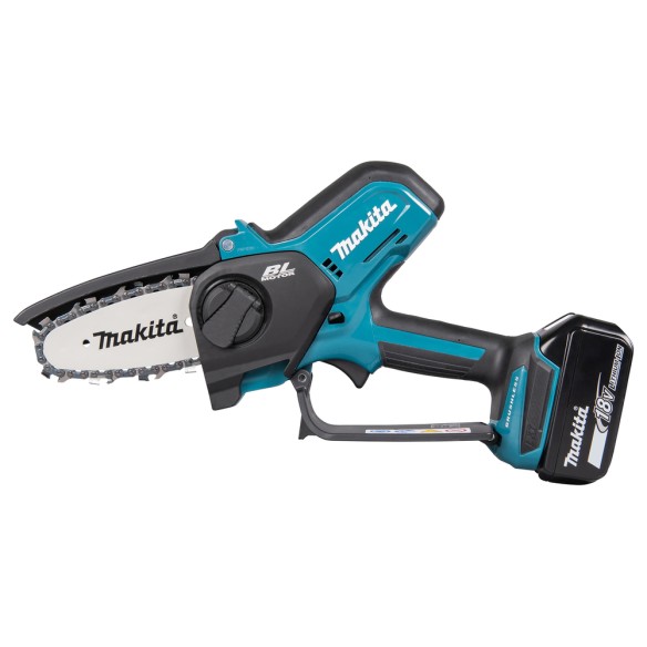 Scie d'élagage Makita DUC101SF 18V - Légère, guide de 10 cm, lubrification automatique, moteur sans balais