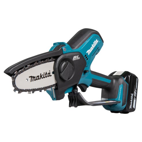 Scie d'élagage Makita DUC101SF 18V - Légère, guide de 10 cm, lubrification automatique, moteur sans balais