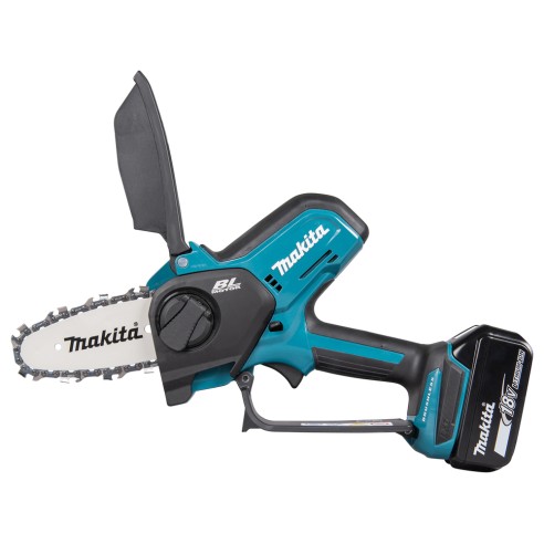 Scie d'élagage Makita DUC101SF 18V - Légère, guide de 10 cm, lubrification automatique, moteur sans balais
