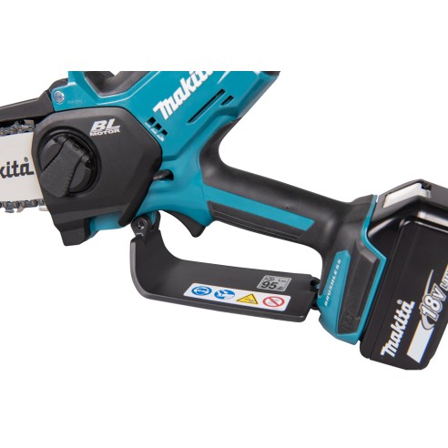 Scie d'élagage Makita DUC101SF 18V - Légère, guide de 10 cm, lubrification automatique, moteur sans balais