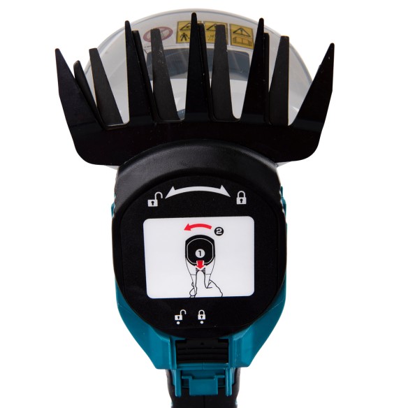 Cisailles à gazon Makita DUM111SYX - 18V, 110 mm, réglage de la hauteur 3 niveaux, changement sans outils