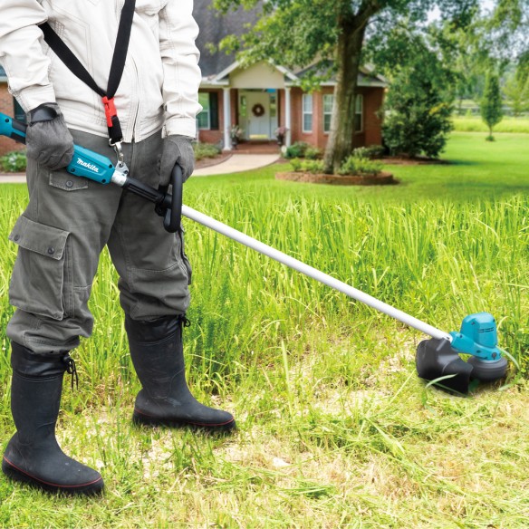 Coupe-bordures Makita DUR194SFX2 - 18V, 2 vitesses, technologie XPT et poignée en "D"