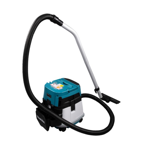 Aspirateur sans fil Makita DVC157LZX3 - 36V (18V x2) - 15L, AWS et moteur sans balais - Sans batteries ni chargeur