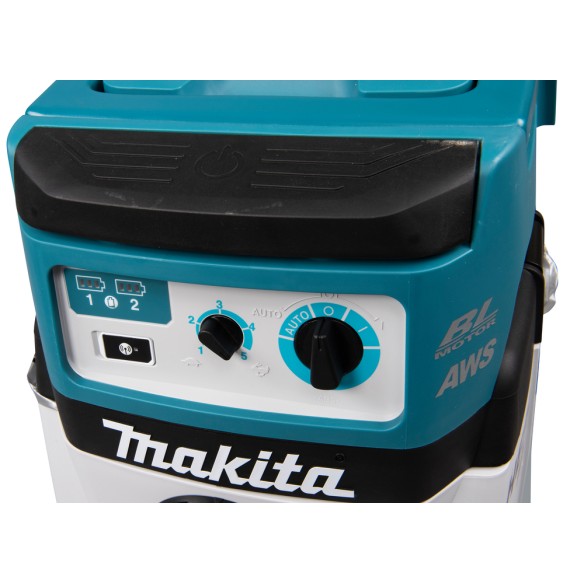 Aspirateur sans fil Makita DVC157LZX3 - 36V (18V x2) - 15L, AWS et moteur sans balais - Sans batteries ni chargeur