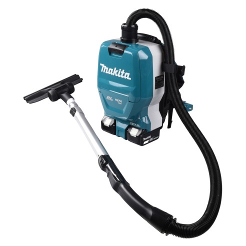 Aspirateur à dos Makita DVC261Z - 36V (18V x2) - Moteur sans balais, filtre HEPA - Sans batterie ni chargeur ni Coffret