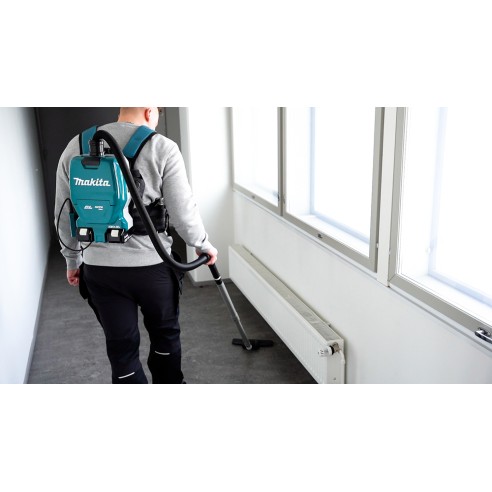 Aspirateur à dos Makita DVC261Z - 36V (18V x2) - Moteur sans balais, filtre HEPA - Sans batterie ni chargeur ni Coffret