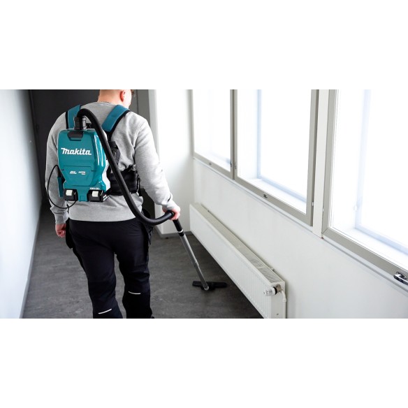 Aspirateur à dos Makita DVC261Z - 36V (18V x2) - Moteur sans balais, filtre HEPA - Sans batterie ni chargeur ni Coffret