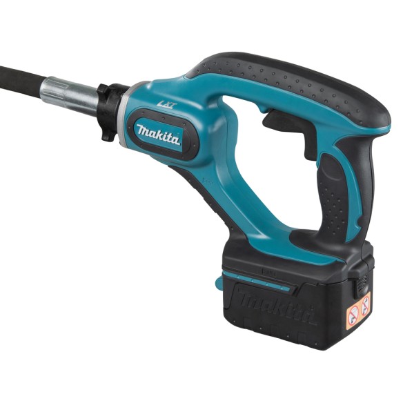 Vibrateur à béton Makita DVR450RME - 18V, axe 1.200 mm, 13.000 tr/min, batterie Li-ion