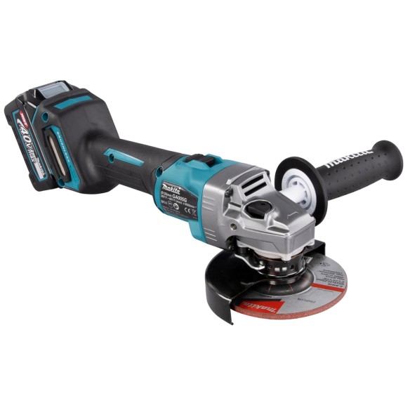 Mini-meuleuse Makita GA005GM201 - 125 mm - 40V - Moteur sans balais, 8500 tr/min, technologie AFT et XPT