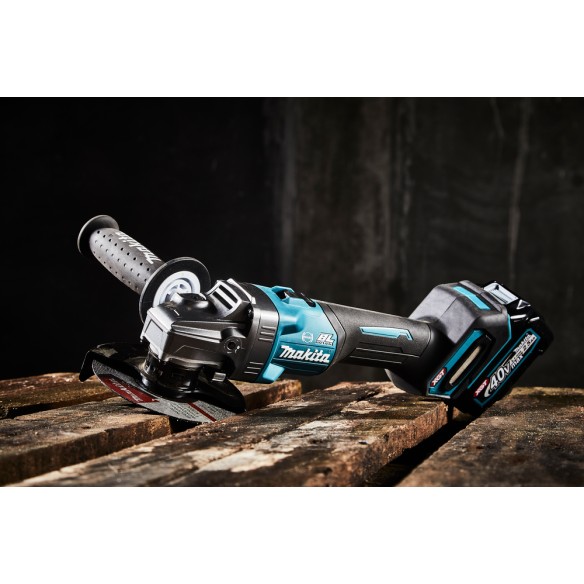 Mini-meuleuse Makita GA005GM201 - 125 mm - 40V - Moteur sans balais, 8500 tr/min, technologie AFT et XPT