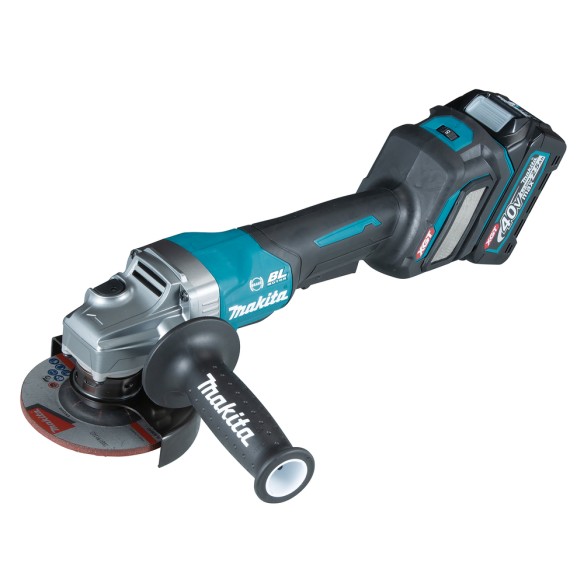 Mini-meuleuse Makita GA028GM201 - 115 mm - 40Vmax - Moteur sans balais - Frein électrique et démarrage en douceur