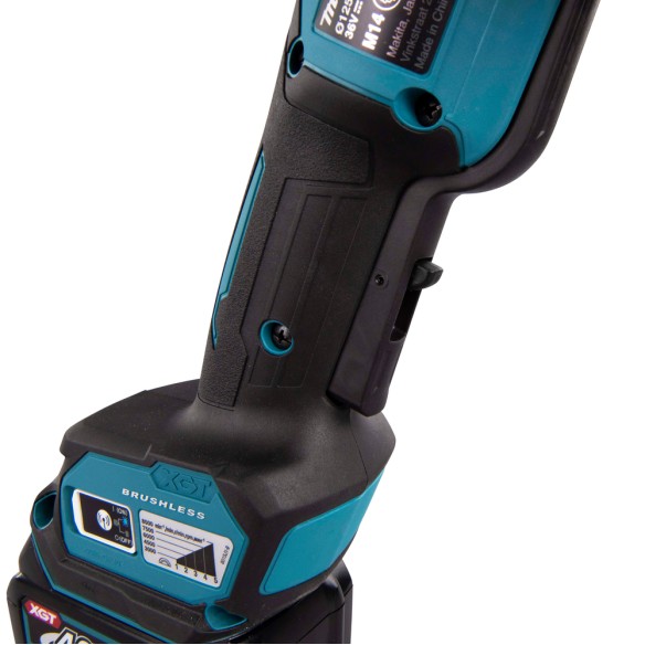 Mini-meuleuse Makita GA029GM201 - 125 mm - 40Vmax, moteur sans balais, frein électrique