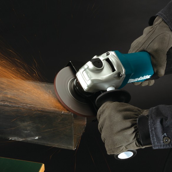 Meuleuse Makita GA5050R - 125 mm - 1 300 W - Démarrage progressif et anti-redémarrage