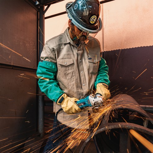 Meuleuse Makita GA5092X01 - 125 mm - 1.900 W - Démarrage en douceur, anti-redémarrage