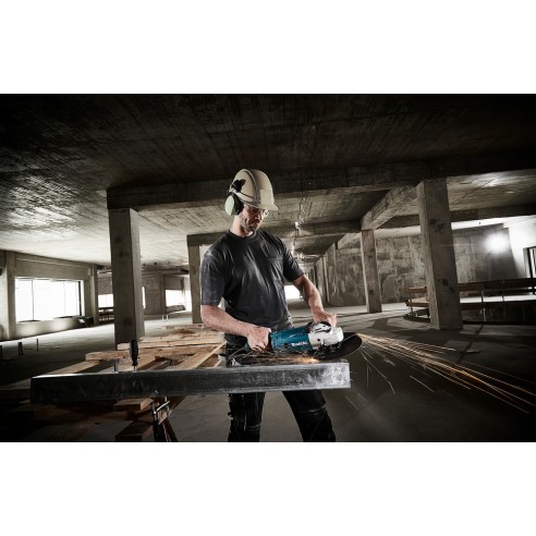 Meuleuse Makita GA9020 - 230 mm - 2.200 W - Poignée réglable et protection contre la poussière