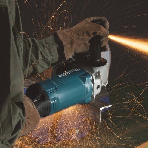 Meuleuse Makita GA9060R - 230 mm - 2.200 W - Démarrage en douceur et système Antirestart