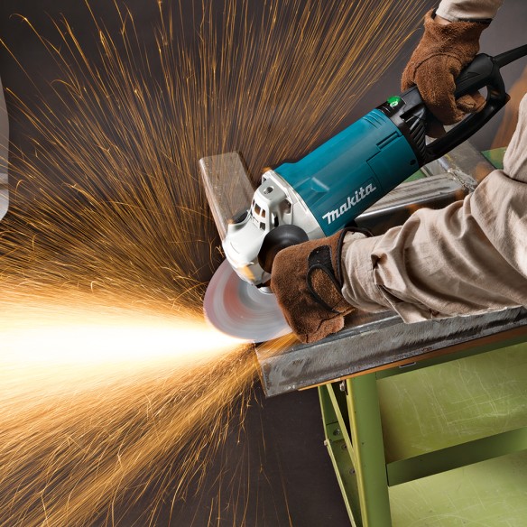Meuleuse Makita GA9062R - 230 mm - 2200 W - Démarrage progressif et anti-redémarrage