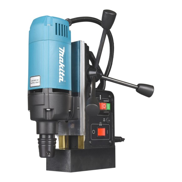 Perceuse magnétique Makita HB350 - 1050 W, perçage dans l'acier 35 mm, base magnétique stable