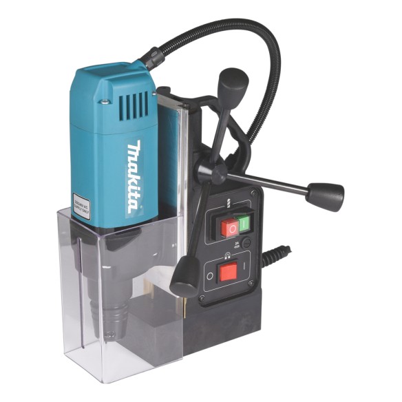 Perceuse magnétique Makita HB350 - 1050 W, perçage dans l'acier 35 mm, base magnétique stable