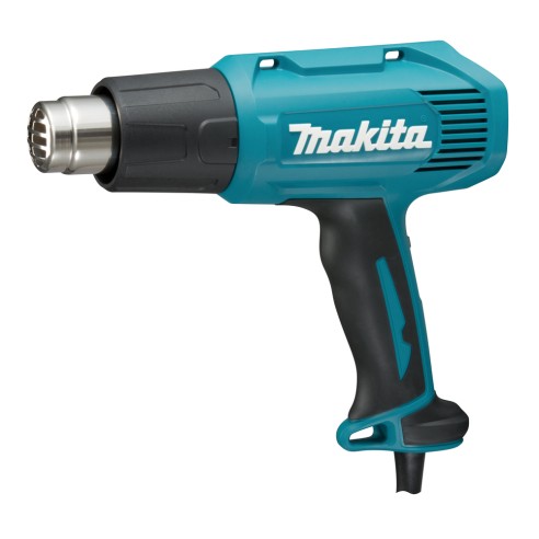 Décapeur Makita HG5030K - 1600 W, 350-500 °C, 2 réglages de chaleur et de débit d'air, Coffret PVC