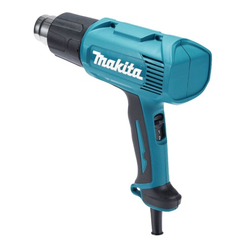 Décapeur Makita HG5030K - 1600 W, 350-500 °C, 2 réglages de chaleur et de débit d'air, Coffret PVC
