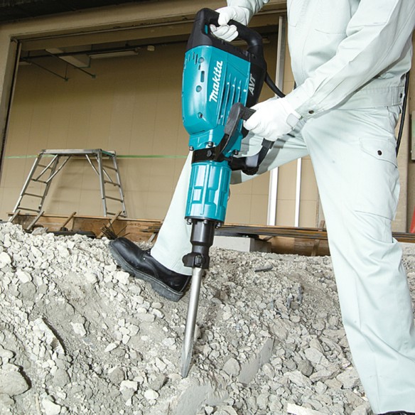 Marteau démolisseur Makita HM1317C - 1510 W, 25 J, technologie anti-vibrations, HEX 30 mm