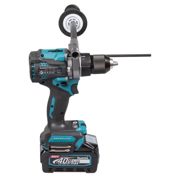 Perceuse combinée Makita HP001GM201 - 40Vmax - 140 Nm - Moteur BL sans balais - Lumière LED intégrée