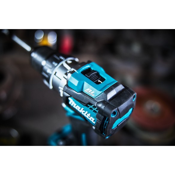 Perceuse combinée Makita HP001GM201 - 40Vmax - 140 Nm - Moteur BL sans balais - Lumière LED intégrée