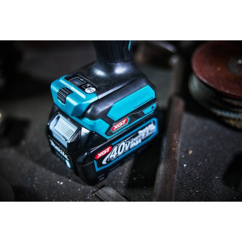 Perceuse combinée Makita HP001GM201 - 40Vmax - 140 Nm - Moteur BL sans balais - Lumière LED intégrée