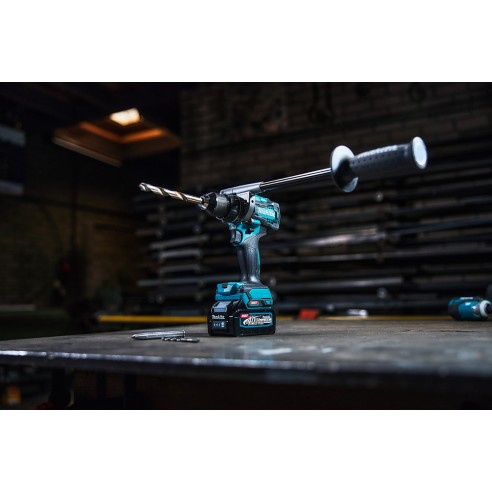 Perceuse combinée Makita HP001GM201 - 40Vmax - 140 Nm - Moteur BL sans balais - Lumière LED intégrée