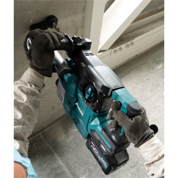 Marteau léger Makita HR008GM201 - 40Vmax, 3,9 J, anti-vibrations et démarrage automatique AWS