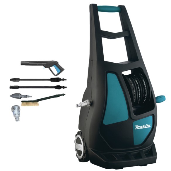 Nettoyeur haute pression Makita HW132 - 2100 W, 140 bar, 420 l/h, système d'arrêt total