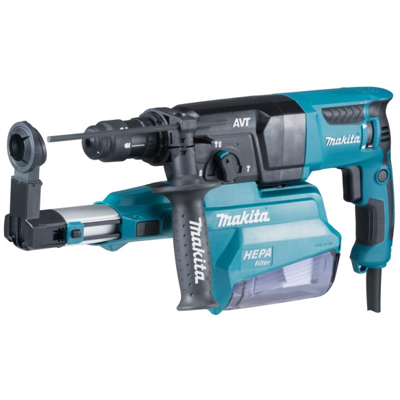 Marteau léger Makita HR2651TJ - 800 W, SDS-PLUS, 2,2 J, système antivibrations, Coffret inclus