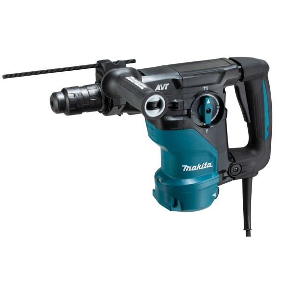 Marteau combiné Makita HR3012FCJ - 1.050 W, SDS-PLUS, 3,9 J, système anti-vibration
