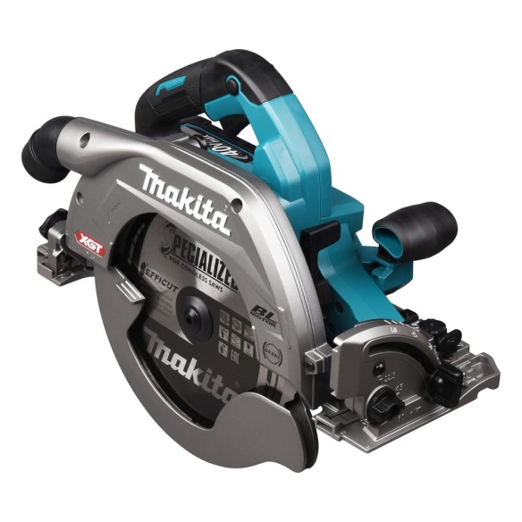 Scie circulaire à batterie Makita HS009GT201 - 40Vmax, 4.000 rpm, AWS Bluetooth, 235 mm