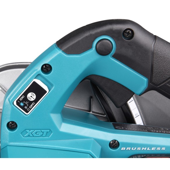 Scie circulaire à batterie Makita HS009GT201 - 40Vmax, 4.000 rpm, AWS Bluetooth, 235 mm