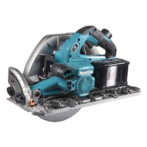 Scie circulaire Makita HS011GT201 40V - Sans fil, moteur sans balais, 3500 tr/min, 260-270 mm