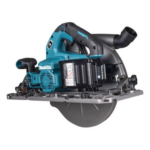 Scie circulaire Makita HS011GT201 40V - Sans fil, moteur sans balais, 3500 tr/min, 260-270 mm