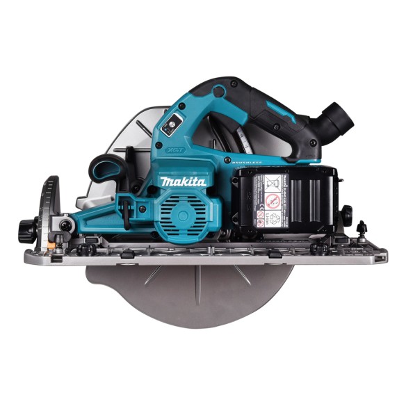 Scie circulaire Makita HS011GT201 40V - Sans fil, moteur sans balais, 3500 tr/min, 260-270 mm
