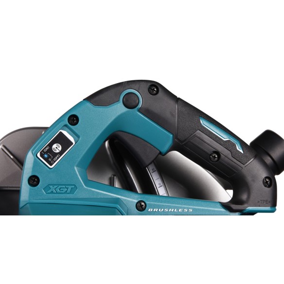 Scie circulaire Makita HS011GT201 40V - Sans fil, moteur sans balais, 3500 tr/min, 260-270 mm