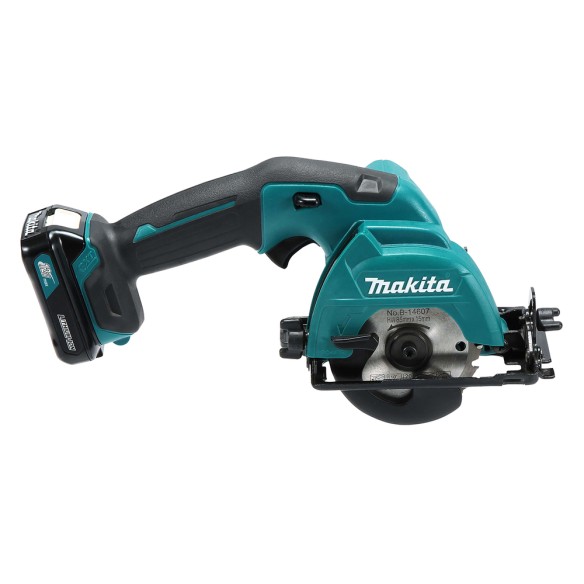 Scie circulaire portable Makita HS301DSAE 12V - 1.500 tr/min - profondeur de coupe 25,5 mm