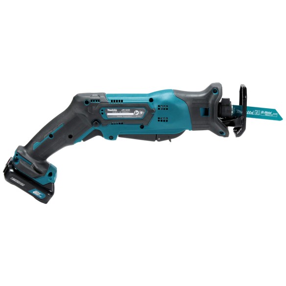 Scie sabre Makita JR103DSAE 12V - compacte et légère - vitesse réglable jusqu'à 3300 tr/min