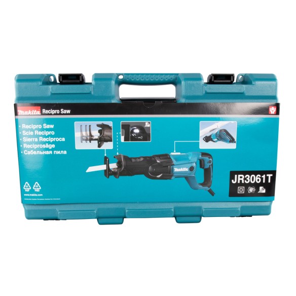 Scie sabre Makita JR3061T - 1.250 W - action pendulaire, coupe dans le métal et le bois
