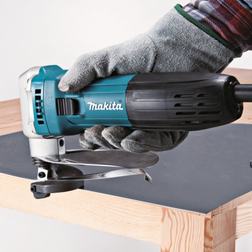 Cisailles pour métal Makita JS1602 - 380 W, 4000 tr/min, coupe jusqu'à 2,5 mm d'aluminium et 1,6 mm d'acier