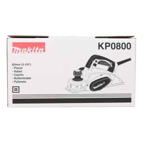 Rabot compact Makita KP0800 - 620 W - 82 mm, profondeur de rabotage 2,5 mm